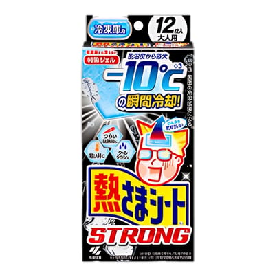 Охлаждающие пластыри для морозильной камеры Netsusama Sheet Strong для взрослых, 12 шт.