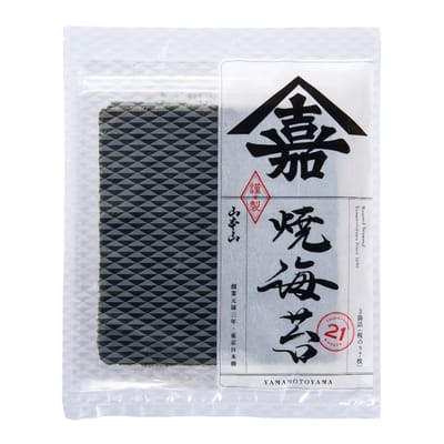 Yamamotoyama Yoshi қуырылған теңіз балдыры, 21 жапырақ