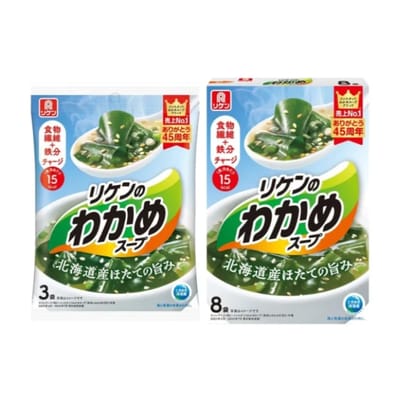 Суп с водорослями вакаме Riken