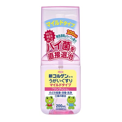 Shin Colgen Kowa Gargle Mild Type One-Push 200mL