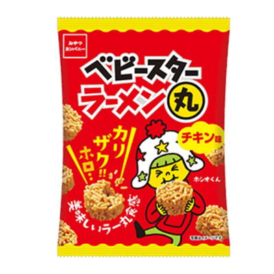 Снеки Oyatsu Company Baby Star Ramen Maru со вкусом курицы, 63 г