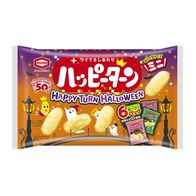 Kameda Seika Happy Turn Mini Halloween 6 упаковок 120 г