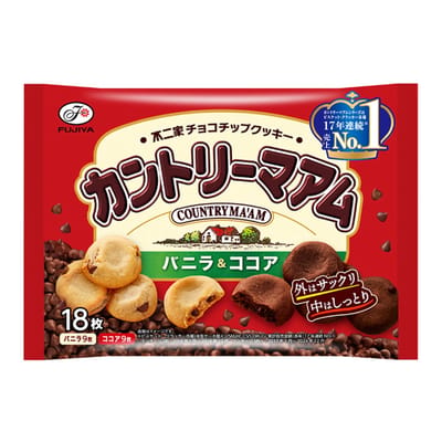 Fujiya Country Ma'am Vanilla & Cocoa 18 pieces