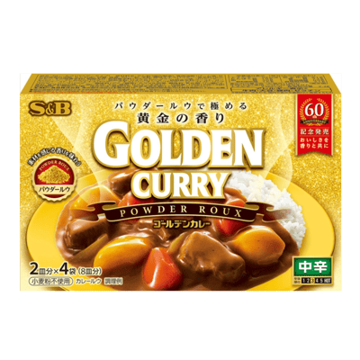 S&B Golden Curry Powder Roux Medium Hot 120 г