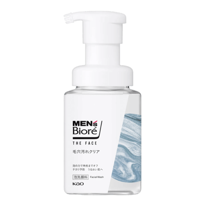 Men's Bioré The Face Бетті тазартатын көбік, 200 мл