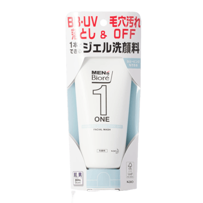 Men's Bioré ONE тазартқыш бет жууға арналған гелі, 200 г