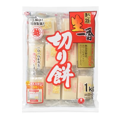 Нарезанные моти Echigo Seika Nama Ichiban Kiri-Mochi