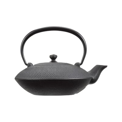 OIGEN Flat Cast Iron Kettle Arare