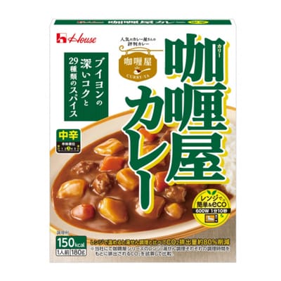 Карри ハウス食品 咖喱屋カレー средней остроты, 180 г