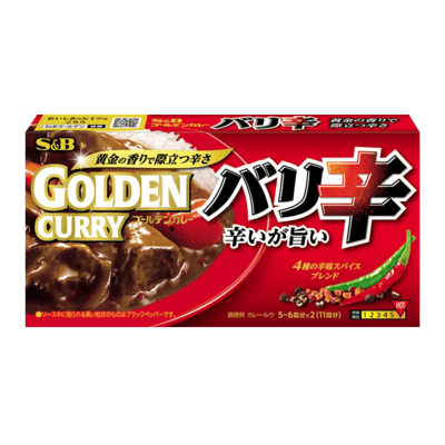 Японское карри S&B Golden Curry Экстра острый, 198 г