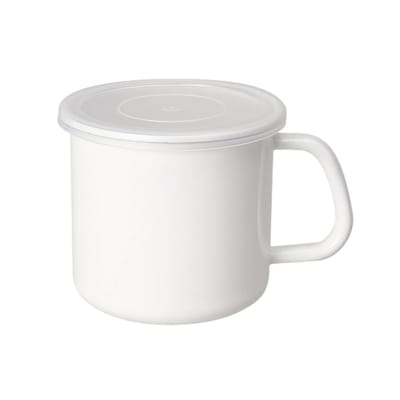 Noda Horo Enamel Stocker with Handle
