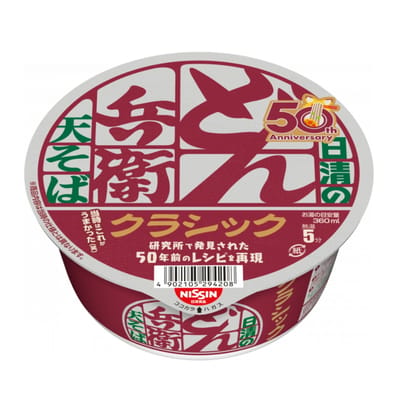 Nissin Donbei Классическая гречневая лапша соба с тэмпурой 81 г