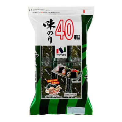 Приправленные водоросли нори Nikoniko Nori (40 порций)