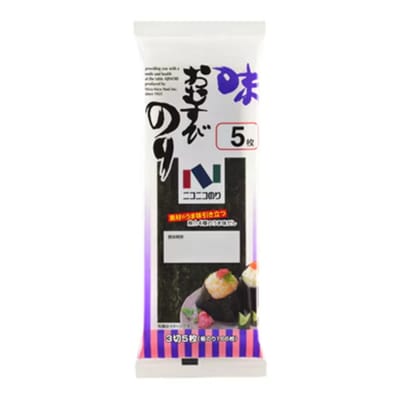 Niconico Nori Водоросли нори со вкусом для онигири 5 листов