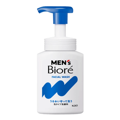Men's Bioré бет жууға арналған көбігі, құты, 150 мл