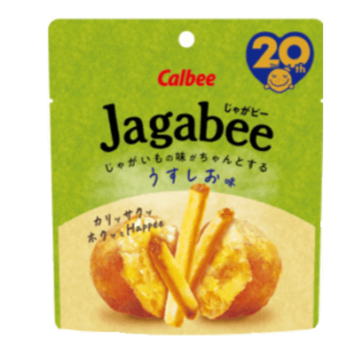 Calbee Jagabee Картофельные палочки со вкусом соли