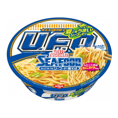 Nissin Жареная лапша Yakisoba U.F.O. Cup Noodle Seafood 100 г