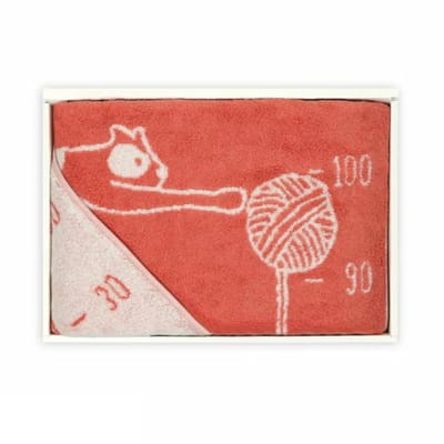 Iori SUKU-SUKU iori Organic Height Measure Bath Towel Baby Gift Set L Box