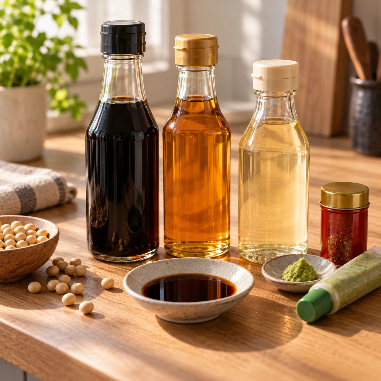 Soy Sauce, Mirin and Rice Vinegar: The Three Bottles Behind Japanese Cooking