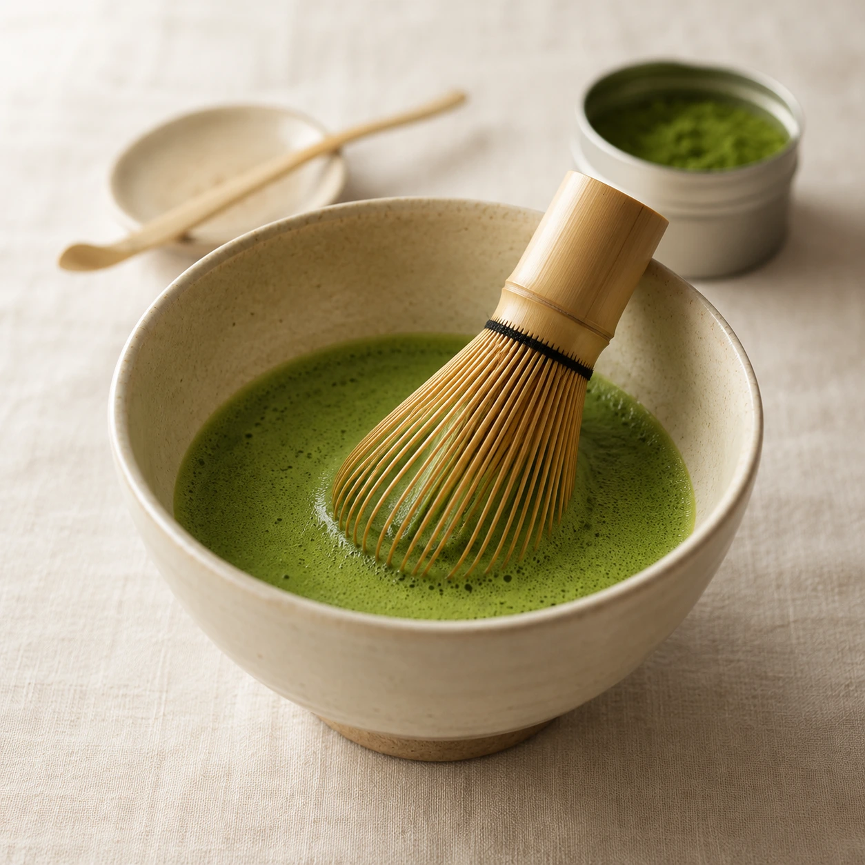 Ceremonial vs Culinary Matcha: How to Choose a Tin and Whisk It Properly