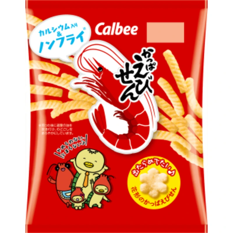Креветочные чипсы Calbee Kappa Ebisen 2