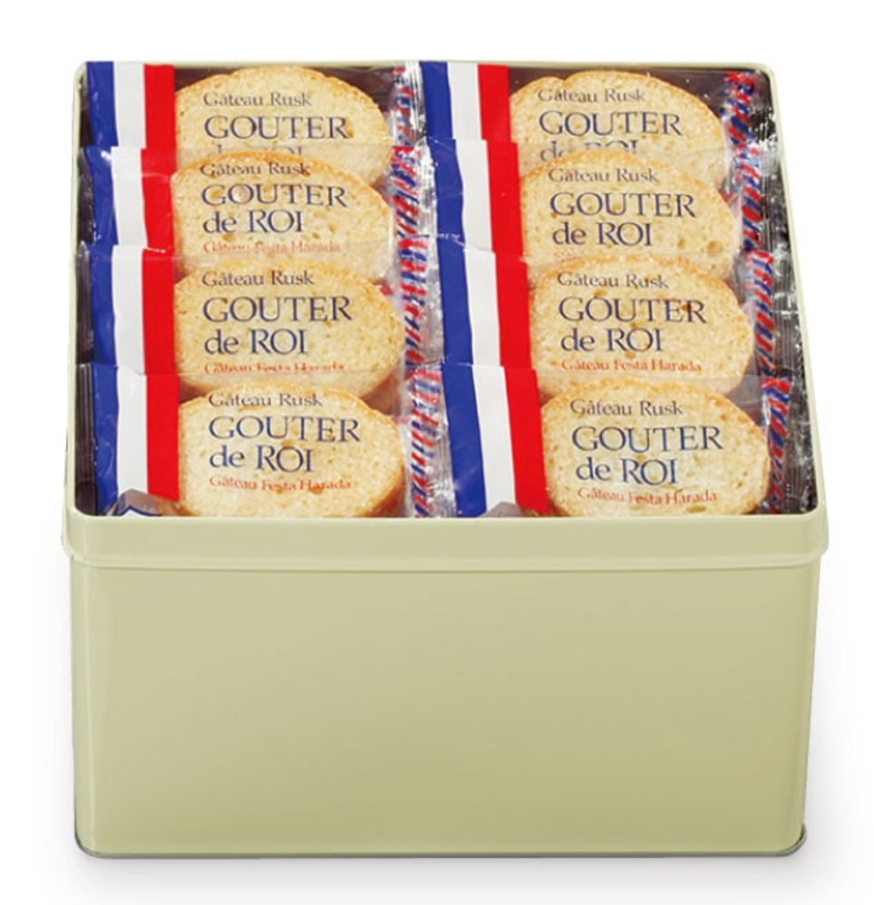 GATEAU FESTA HARADA GOUTER de ROI Большая банка, 40 пакетиков по 2 шт. (80 шт.) 4