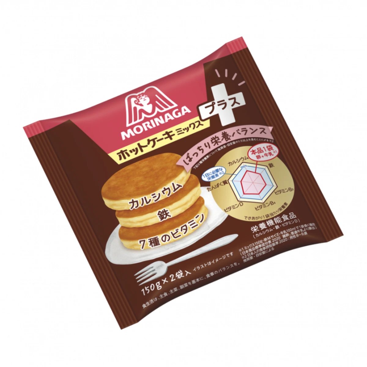 Morinaga Hotcake Mix Plus 150g x 2 bags 1