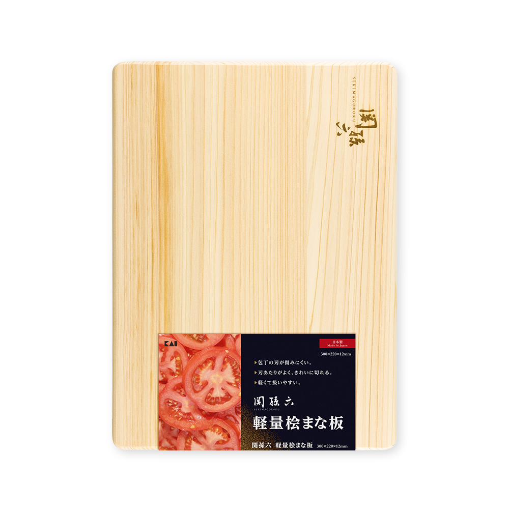 貝印 關孫六 輕量檜木砧板 6