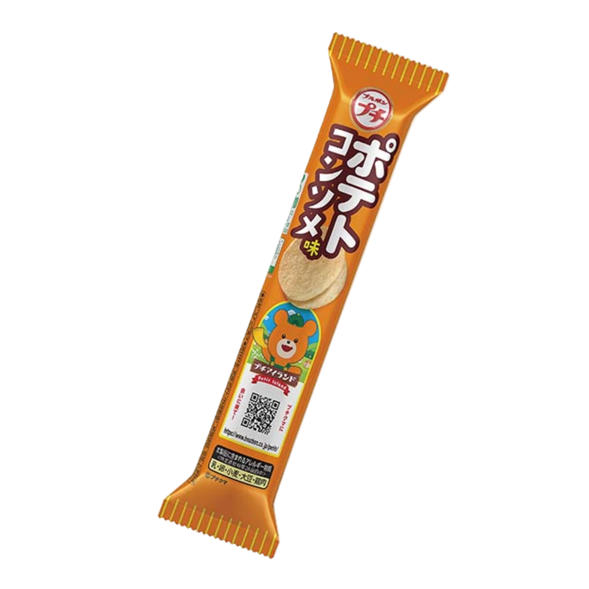 Картофельные чипсы Bourbon Petit Potato со вкусом консоме, 35 г 1