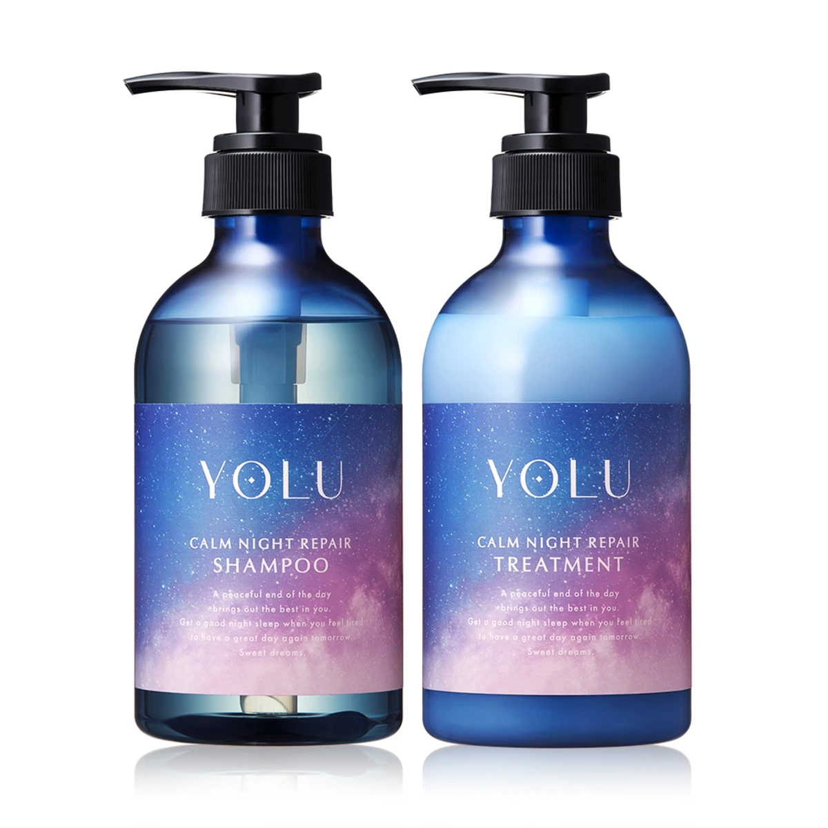 YOLU Night Repair Shampoo & Treatment Bottle Set 1