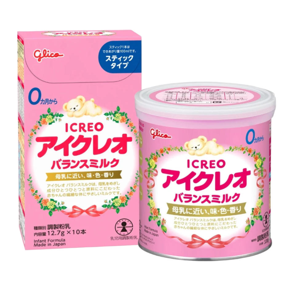 ICREO Balance Milk топтому: 320 г кутуча жана 1 куту стик 1