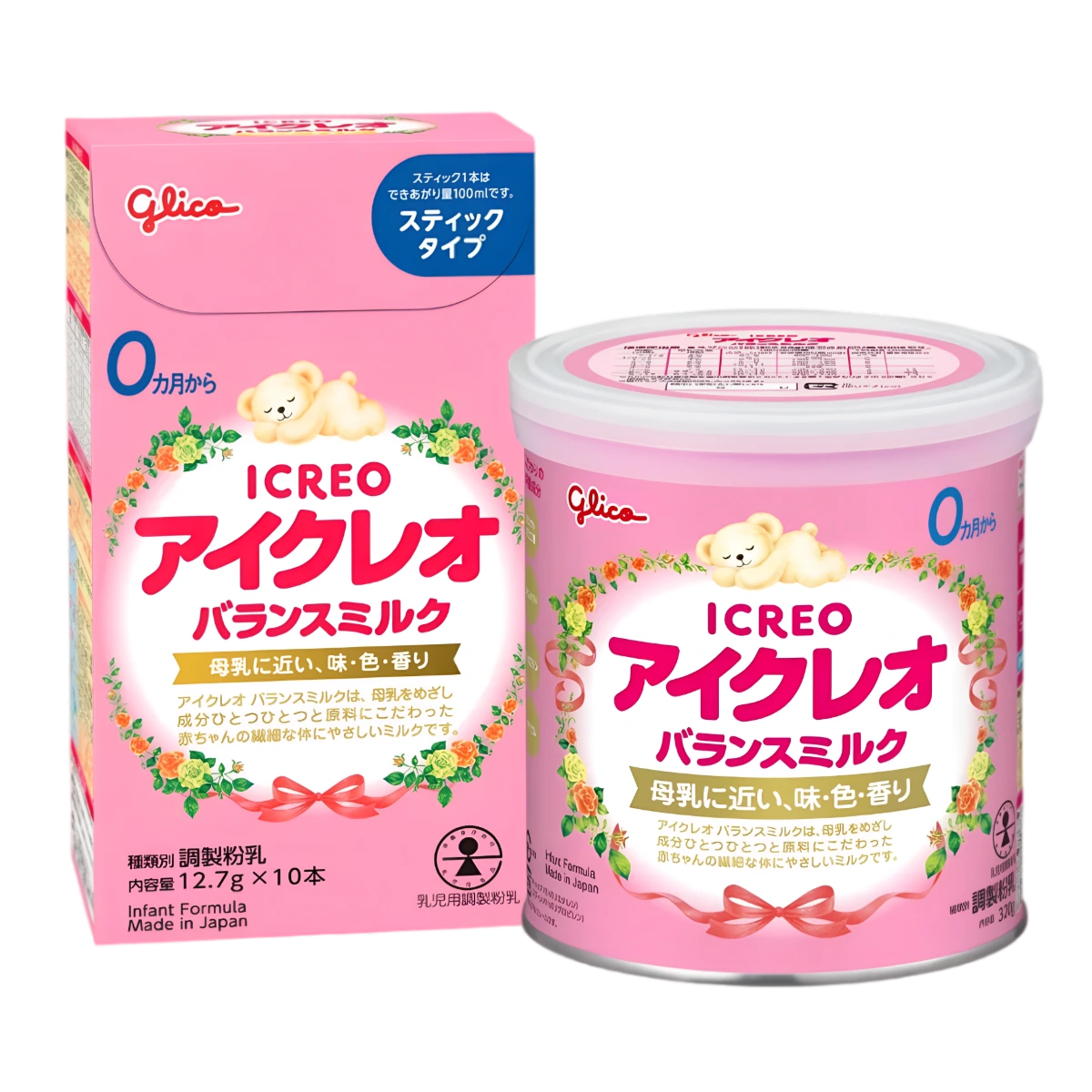 Набор ICREO Balance Milk: банка 320 г и 1 упаковка в стиках 1