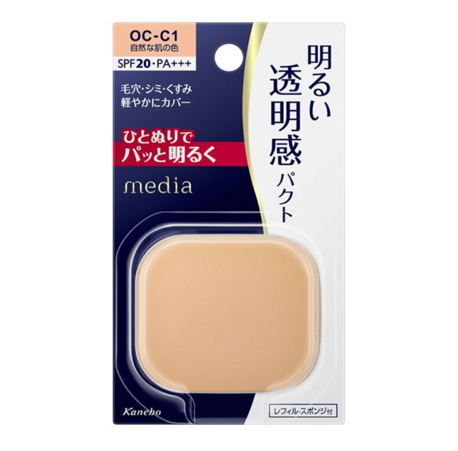 Kanebo Media Bright Up Pact жинақы опасы, 11,5 г 4