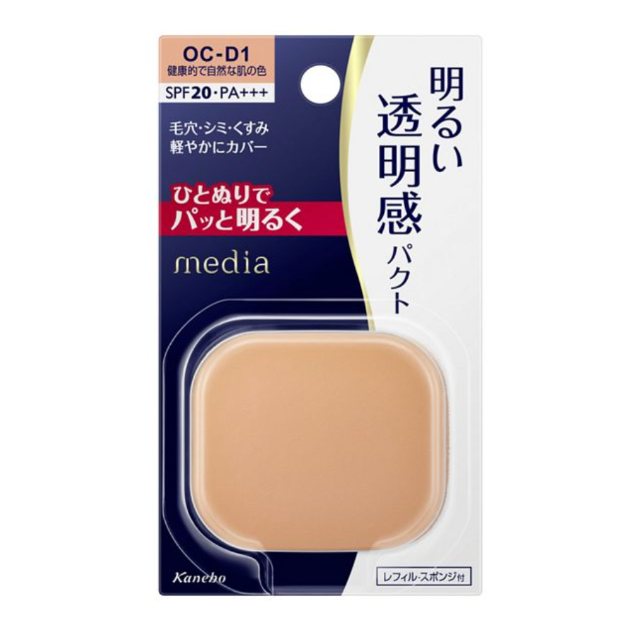 Kanebo Media Bright Up Pact жинақы опасы, 11,5 г 5