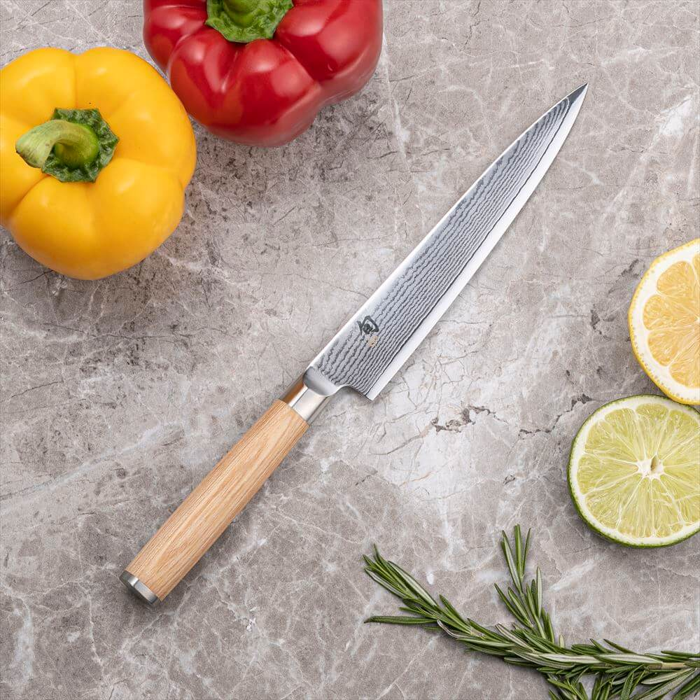 Shun Classic White Сантоку 175 мм 11