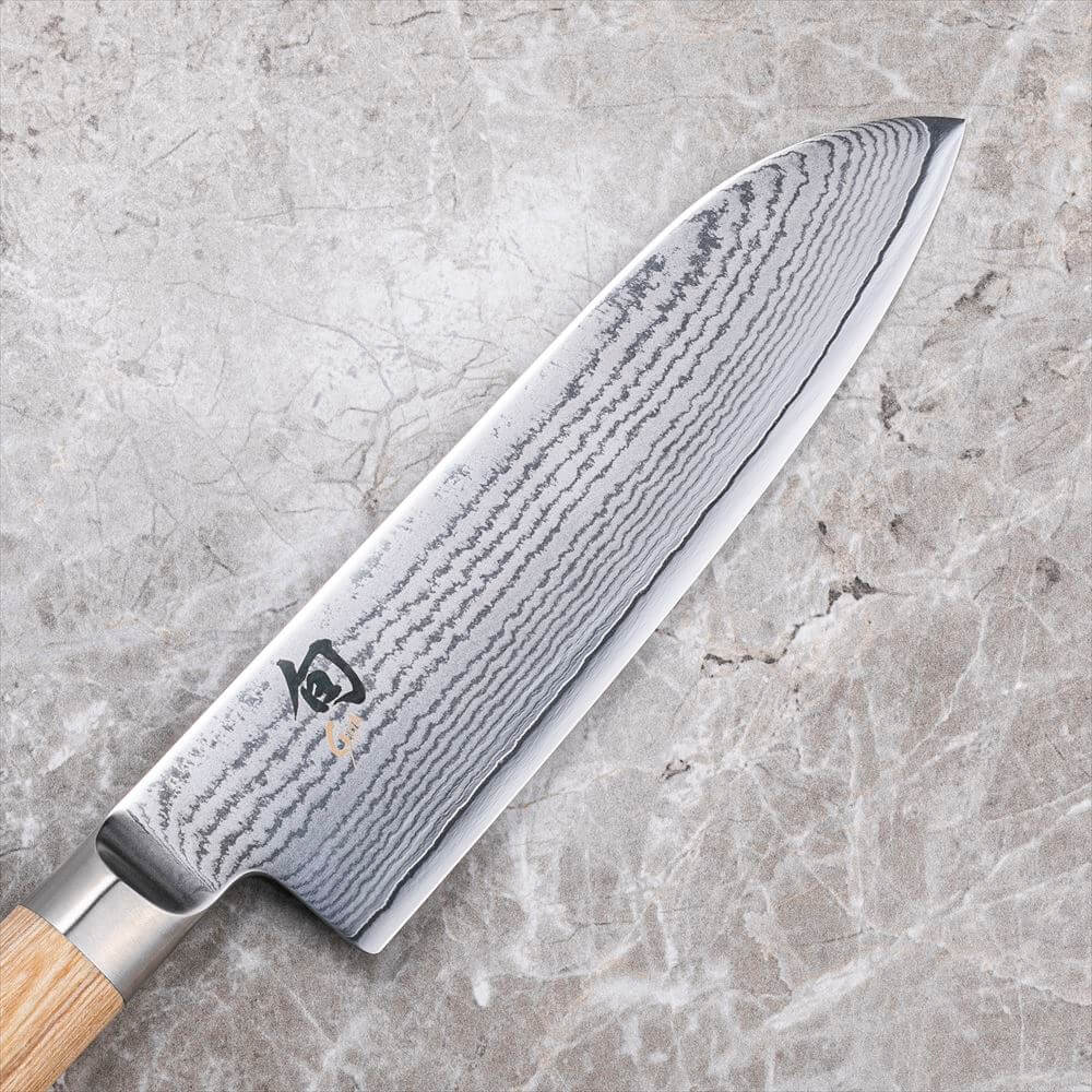 Shun Classic White Сантоку 175 мм 8