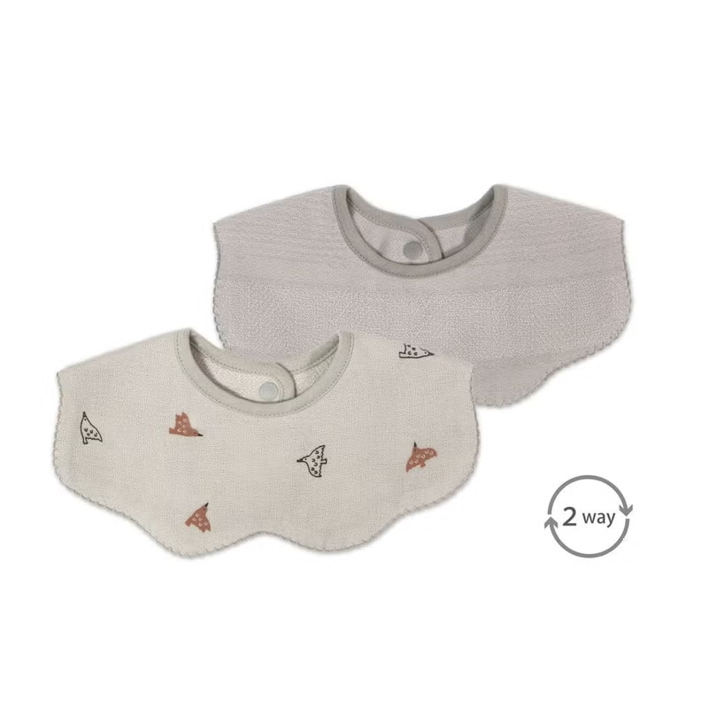 IORI BABY×FORNE Organic Round Bib 2