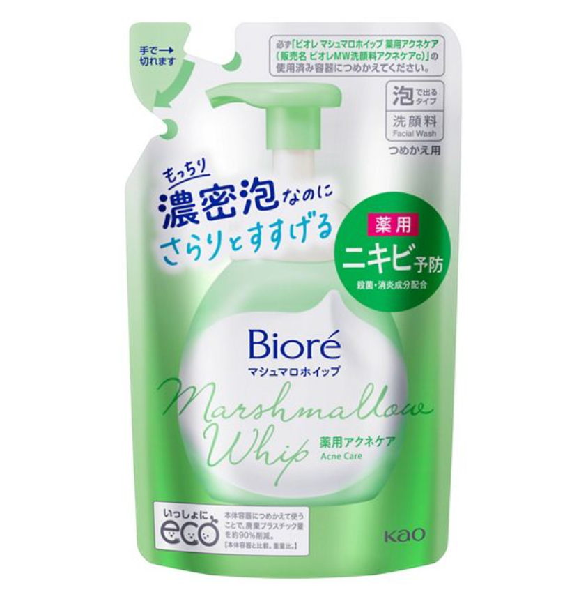 Изопропилметилфенолы бар Biore Marshmallow Whip бет жууға арналған көбігі 4