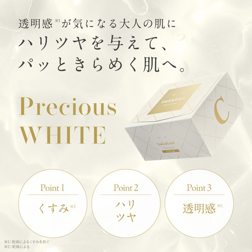 LuLuLun Precious WHITE (Clear) 32 Sheets 4