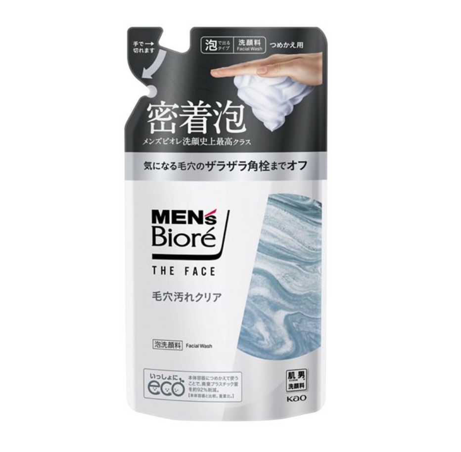Men's Bioré The Face Бетті тазартатын көбік, 200 мл 3