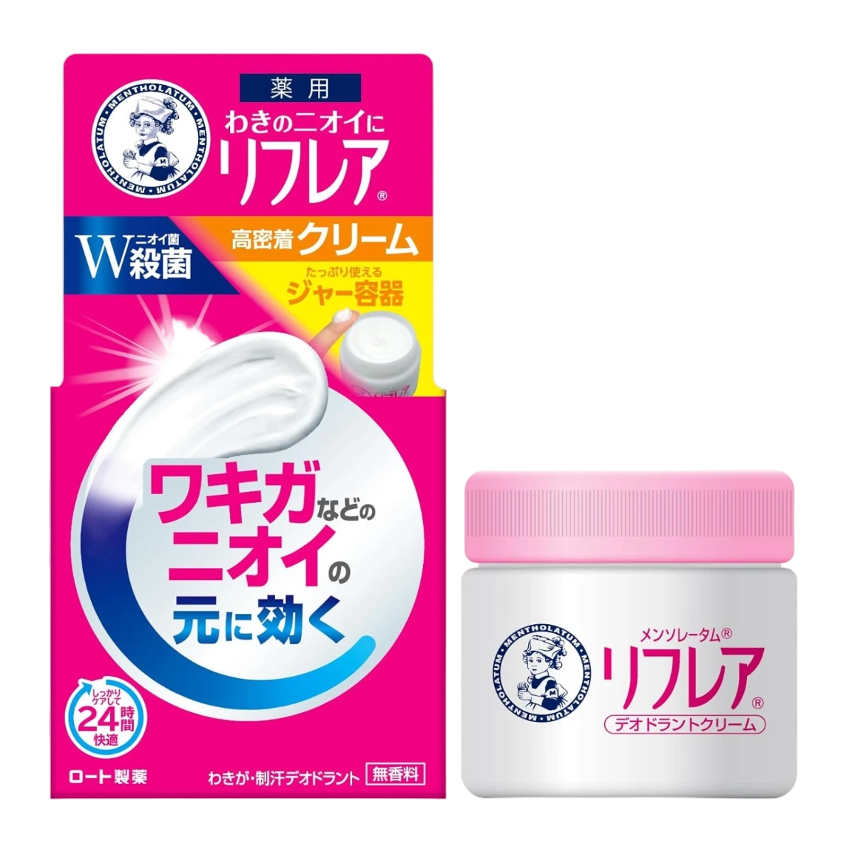 Mentholatum Refreair Дезодорант-крем 1