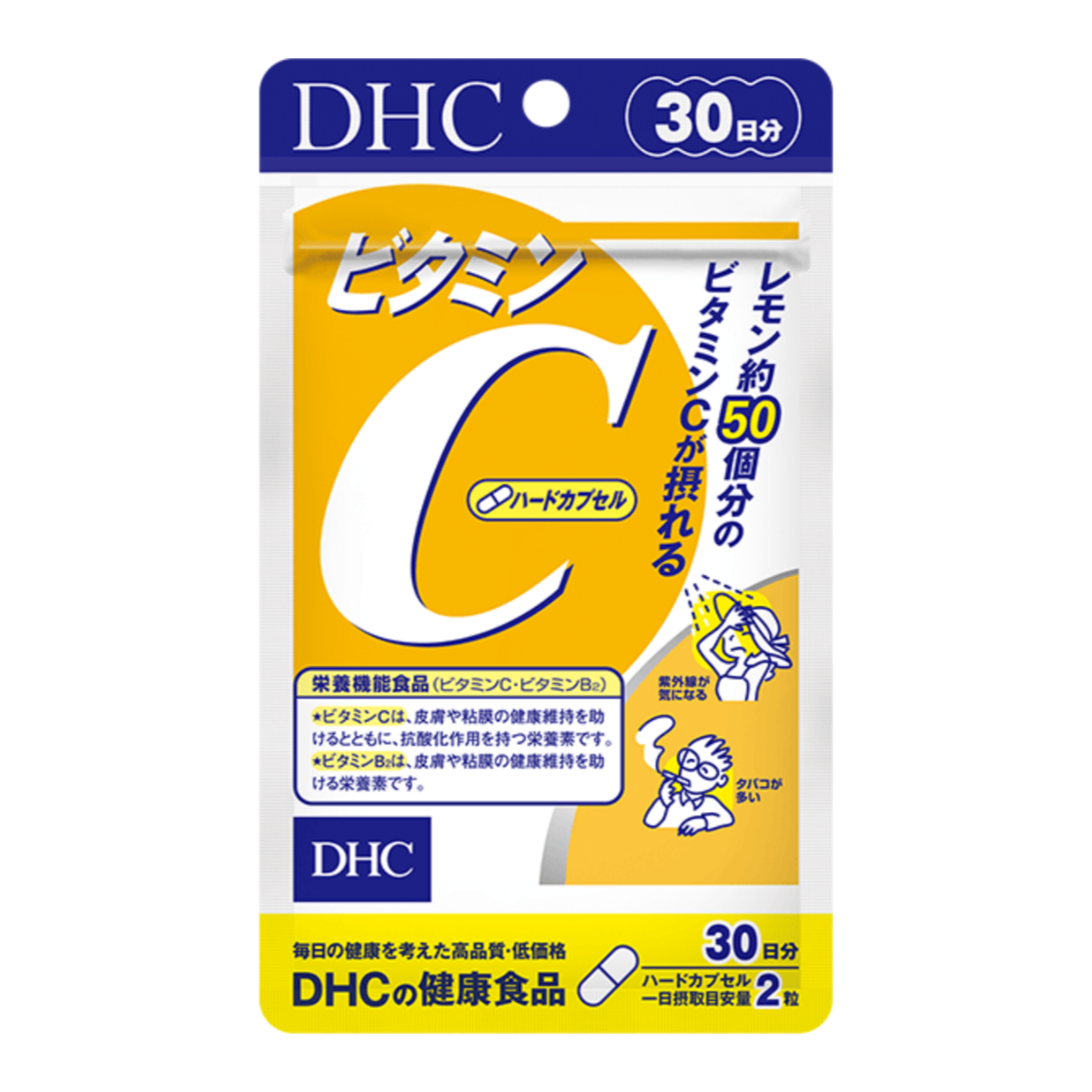 DHC Витамин C (твёрдые капсулы) — курс на 30 дней