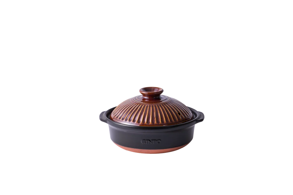 GINPO Kikka Deep Earthenware Pot 7