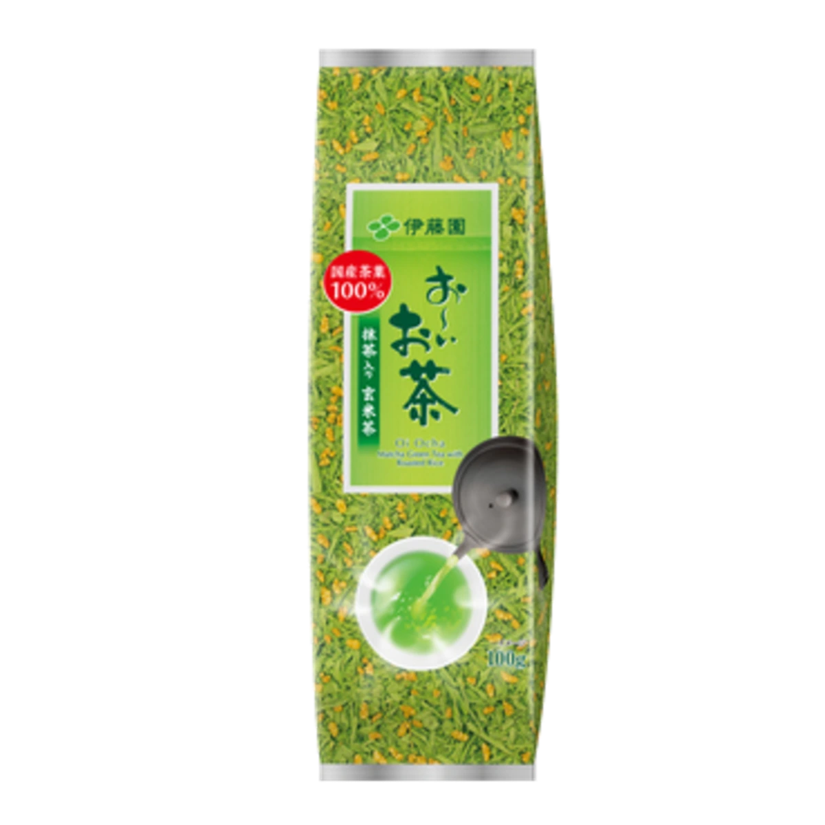 Зеленый чай с обжаренным рисом и матча Ito En Oi Ocha, 100 г 1