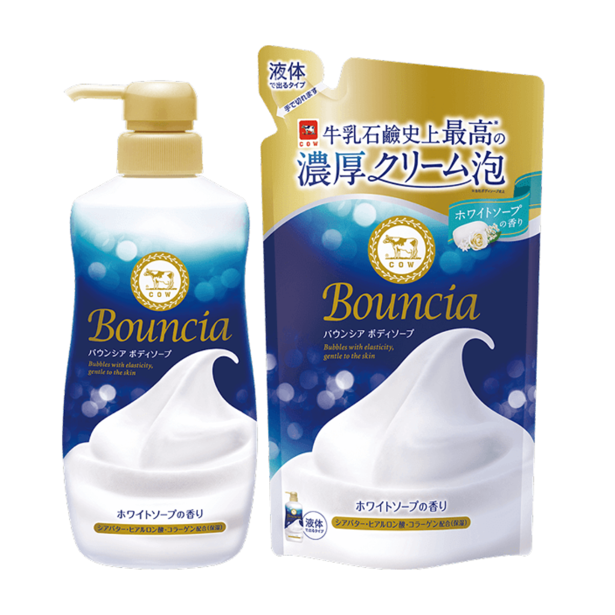 Bouncia ак самын жыттуу душ үчүн гели 1