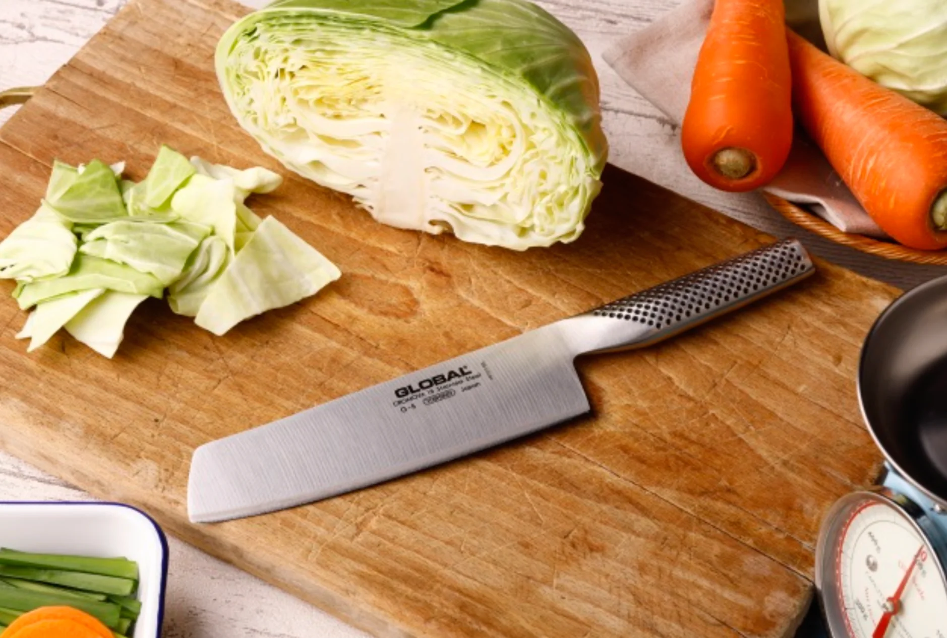 GLOBAL G-5 Nakiri Knife 18cm 2