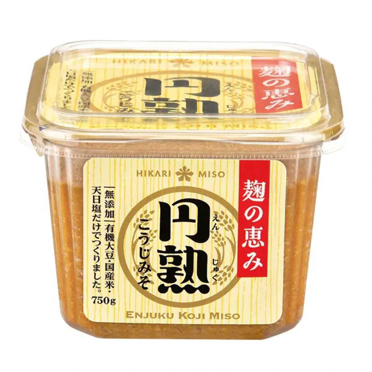 Мисо-паста без добавок Hikari Miso Enjuku Koji 750 г 1