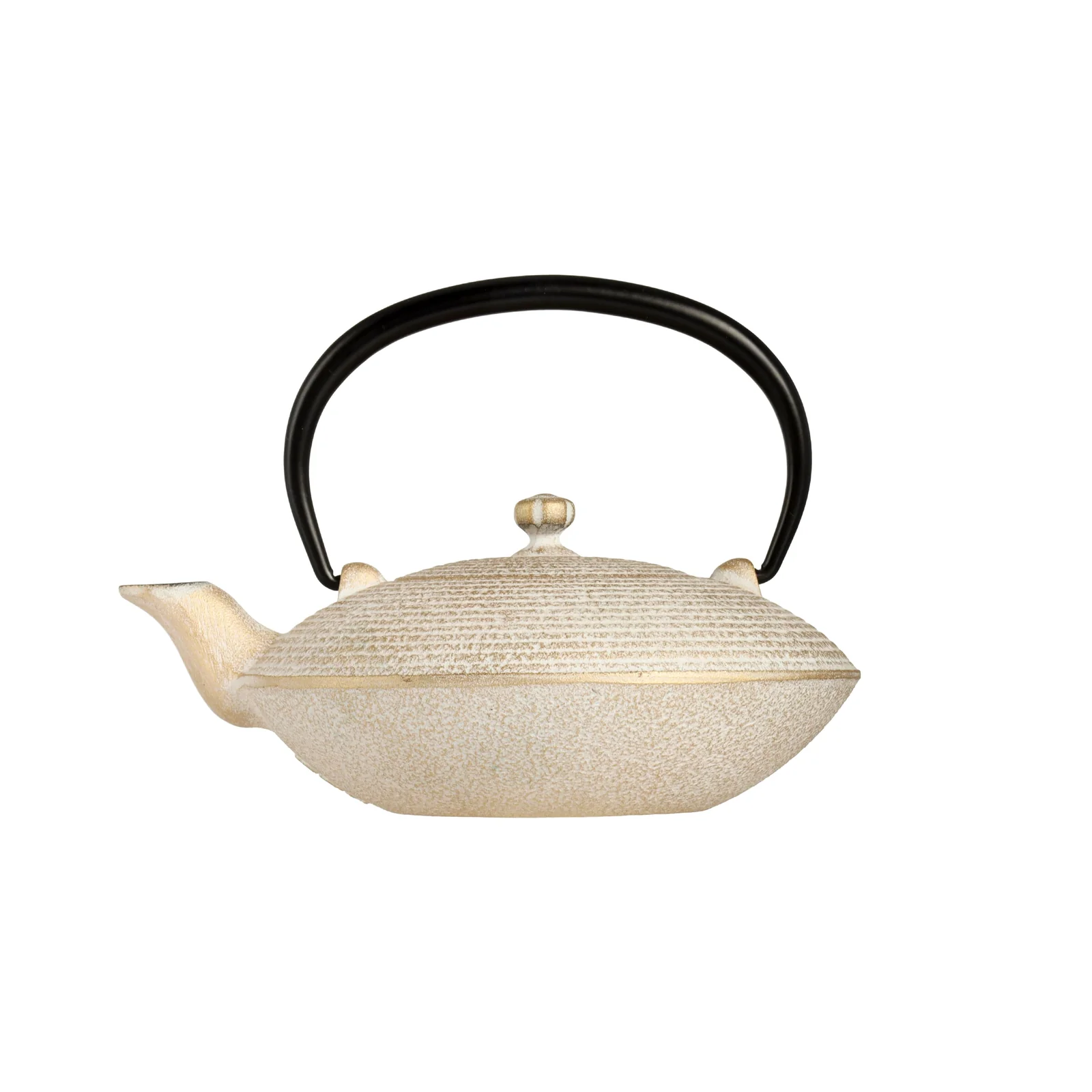 OIGEN Color Iron Teapot 0.4L & Trivet 2-Piece Set, Yoi 10