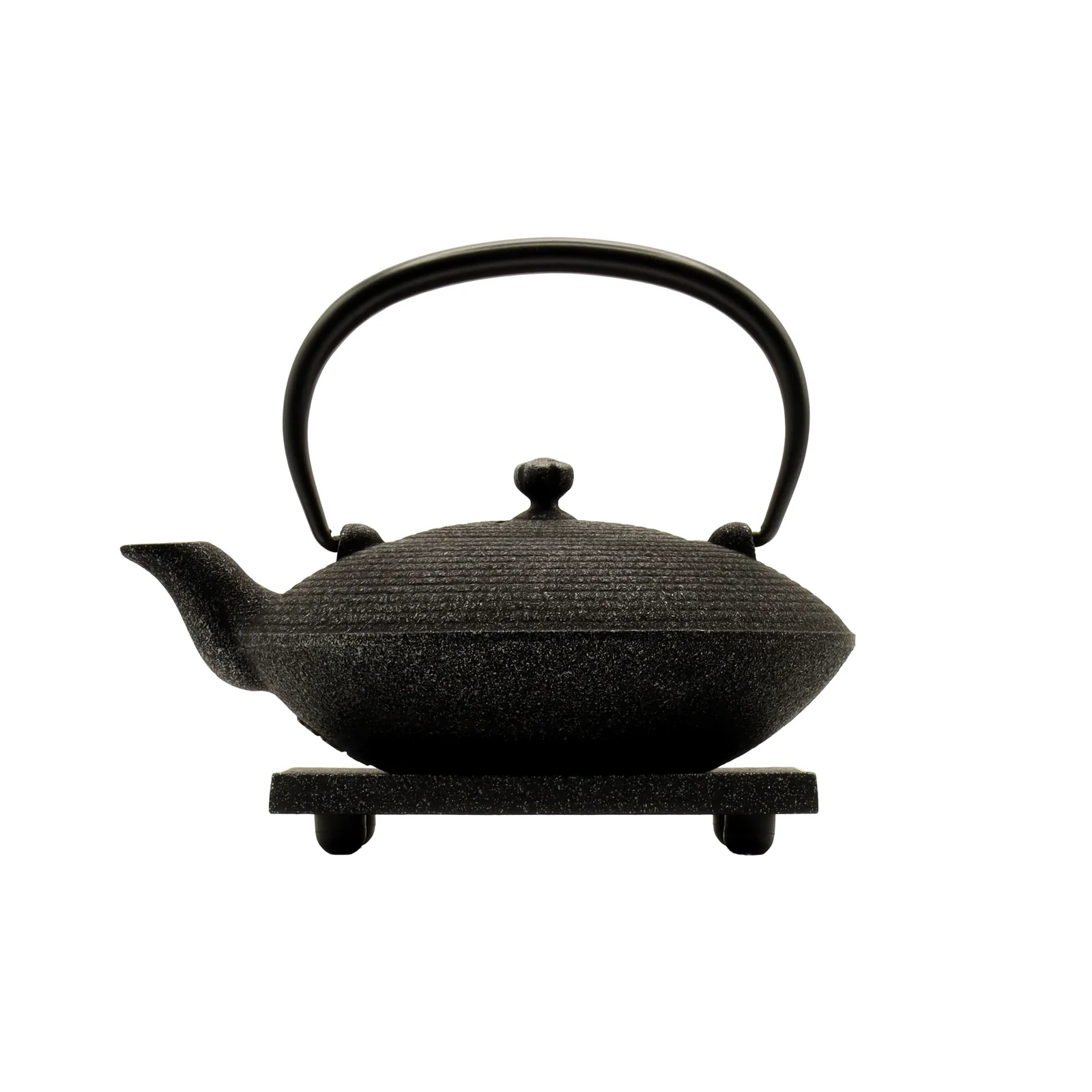 OIGEN Color Iron Teapot 0.4L & Trivet 2-Piece Set, Yoi 6