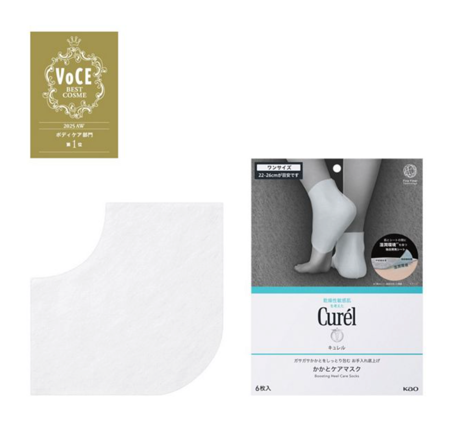 Curél Heel Care Mask 6 pcs 2